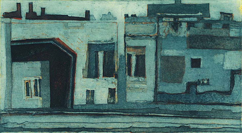 GE-005 House on the coast 
49x27cm