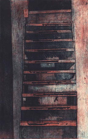 GE-014 Grand stairs 
49x76cm